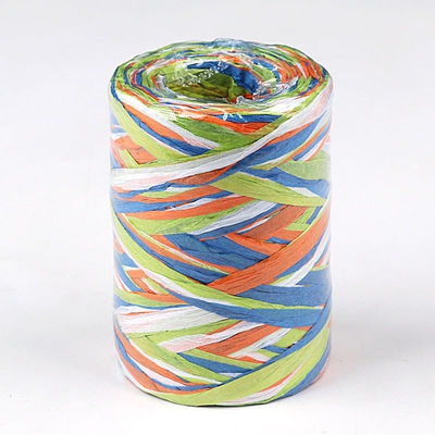 Handwerk papier touw Diy Raffia 100m kerst gebreide papier touw