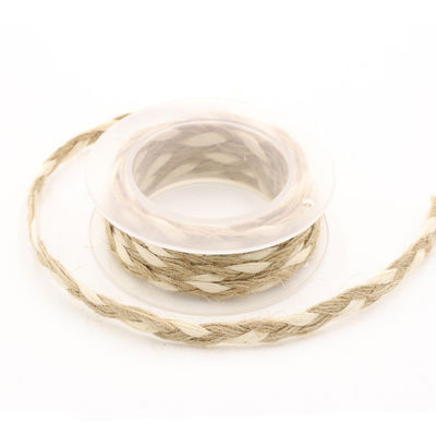 Kledingstuk Decoratie Jute touw lint Gift Packing Draadloos Burlap lint