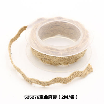 Kledingstuk Decoratie Jute touw lint Gift Packing Draadloos Burlap lint