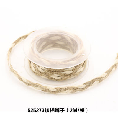 Kledingstuk Decoratie Jute touw lint Gift Packing Draadloos Burlap lint