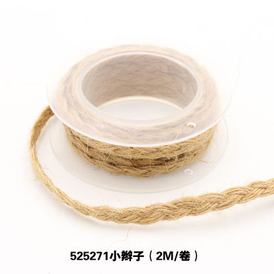 Kledingstuk Decoratie Jute touw lint Gift Packing Draadloos Burlap lint