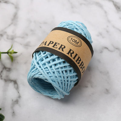 Gekleurde 2 mm papieren touw 10m Eco Friendly DIY Craft Paper Rope