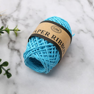 Gekleurde 2 mm papieren touw 10m Eco Friendly DIY Craft Paper Rope