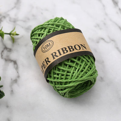Gekleurde 2 mm papieren touw 10m Eco Friendly DIY Craft Paper Rope