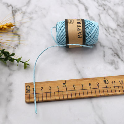 Gekleurde 2 mm papieren touw 10m Eco Friendly DIY Craft Paper Rope