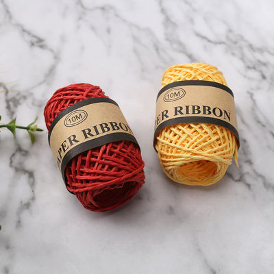 Gekleurde 2 mm papieren touw 10m Eco Friendly DIY Craft Paper Rope
