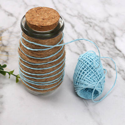 Gekleurde 2 mm papieren touw 10m Eco Friendly DIY Craft Paper Rope