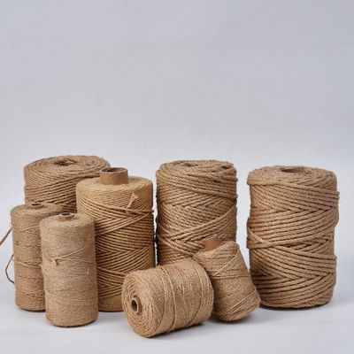 1mm-20mm gekleurde jute-twine ISO9001 Eco-vriendelijk 6mm jute touw