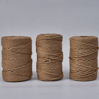1mm-20mm gekleurde jute-twine ISO9001 Eco-vriendelijk 6mm jute touw