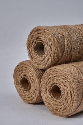1mm-20mm gekleurde jute-twine ISO9001 Eco-vriendelijk 6mm jute touw