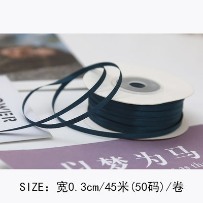 3 mm polyester satine lint dubbel gezicht hoge dichtheid satine afwerking poly lint