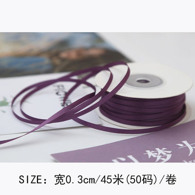 3 mm polyester satine lint dubbel gezicht hoge dichtheid satine afwerking poly lint