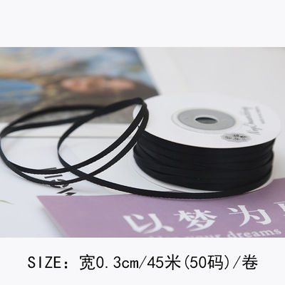 3 mm polyester satine lint dubbel gezicht hoge dichtheid satine afwerking poly lint