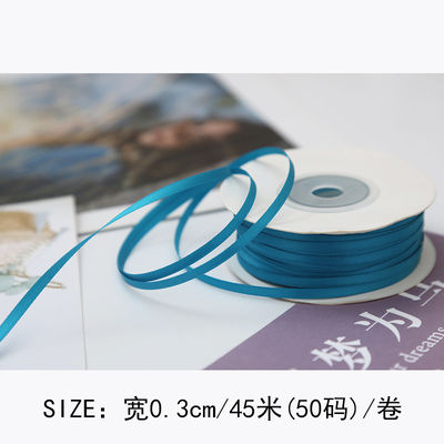3 mm polyester satine lint dubbel gezicht hoge dichtheid satine afwerking poly lint
