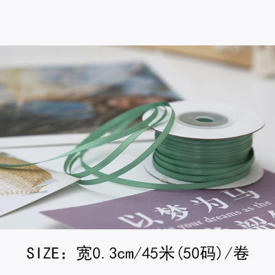 3 mm polyester satine lint dubbel gezicht hoge dichtheid satine afwerking poly lint
