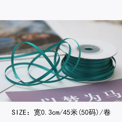 3 mm polyester satine lint dubbel gezicht hoge dichtheid satine afwerking poly lint