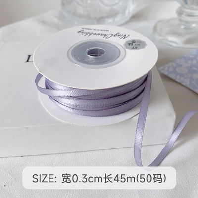3 mm polyester satine lint dubbel gezicht hoge dichtheid satine afwerking poly lint