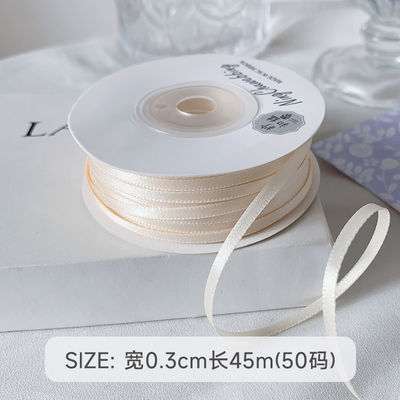 3 mm polyester satine lint dubbel gezicht hoge dichtheid satine afwerking poly lint