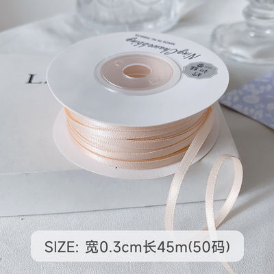 3 mm polyester satine lint dubbel gezicht hoge dichtheid satine afwerking poly lint