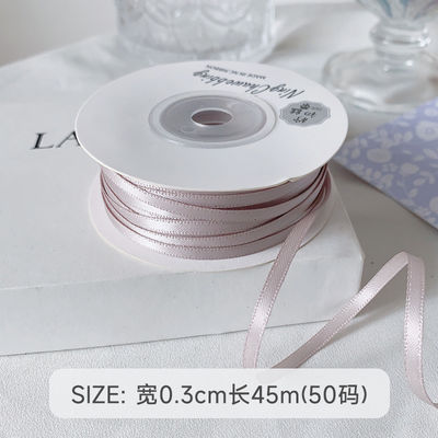 3 mm polyester satine lint dubbel gezicht hoge dichtheid satine afwerking poly lint