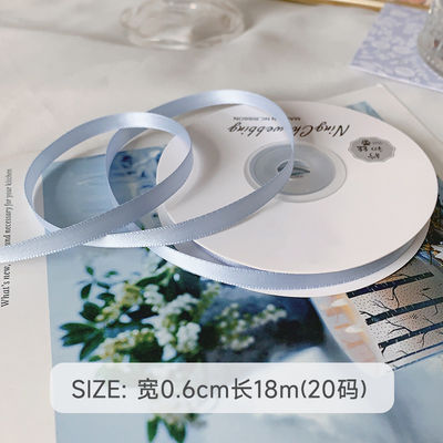 3 mm polyester satine lint dubbel gezicht hoge dichtheid satine afwerking poly lint