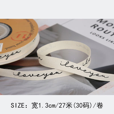 13 mm gedrukt katoen lint DIY handwerk verpakkingsband voor cadeau