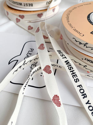 13 mm gedrukt katoen lint DIY handwerk verpakkingsband voor cadeau