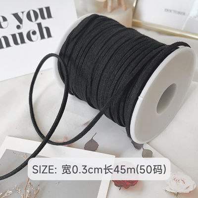 3mm Suede Leather Velvet Ribbon ISO9001 Blauw Velvet Ribbon Bedraad