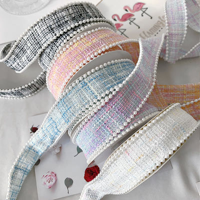 25 mm polyester lint rooster plaid lint parel rand OEM ODM