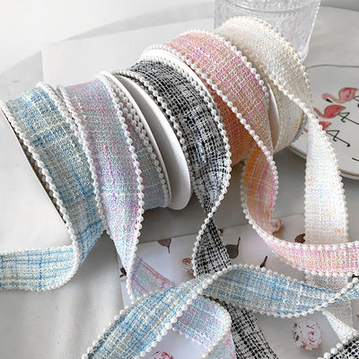 25 mm polyester lint rooster plaid lint parel rand OEM ODM