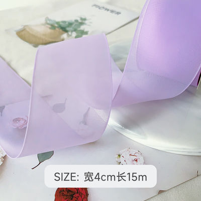 High Density Polyester Organza Ribbon 40mm voor luxe cadeauverpakkingen