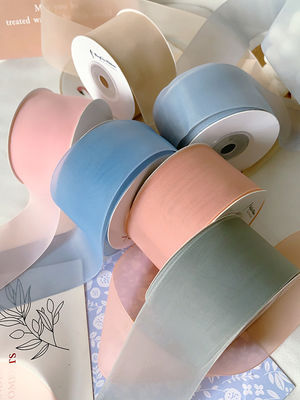 High Density Polyester Organza Ribbon 40mm voor luxe cadeauverpakkingen