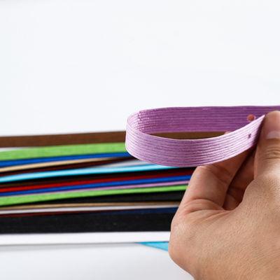 37cm afbreekbaar papieren lint handvat Eco-vriendelijk cadeau papier lint