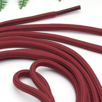 Grijzige Roze Dubbele vlecht Nylon Yacht touw 5 mm Polyester kabel in bulk
