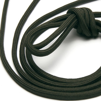 Grijzige Roze Dubbele vlecht Nylon Yacht touw 5 mm Polyester kabel in bulk
