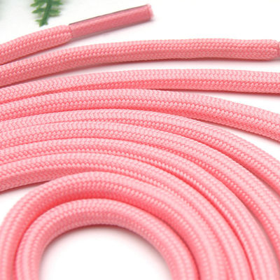 Grijzige Roze Dubbele vlecht Nylon Yacht touw 5 mm Polyester kabel in bulk