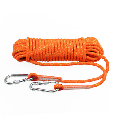 6mm-20mm Rood Klimtouw Kabel Snelle Afdaling Redding Static Touw Kabel