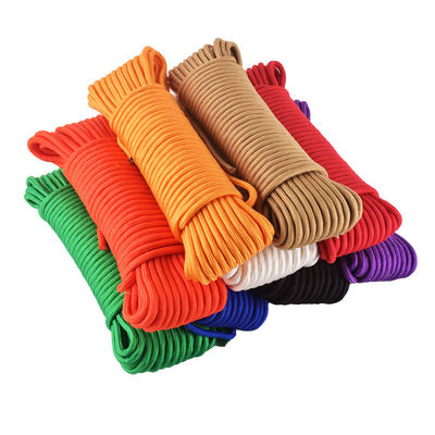 Oranje nylon tent elastic cord 2mm-10mm verstelbaar tent touwen cord