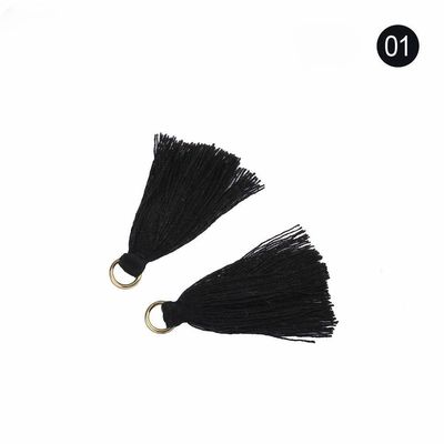 Kleurrijke katoenen Tassel 3 cm Kledingstuk Decoratie Katoen draad Tassels