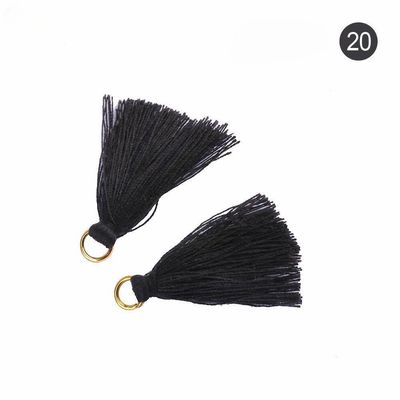 Kleurrijke katoenen Tassel 3 cm Kledingstuk Decoratie Katoen draad Tassels