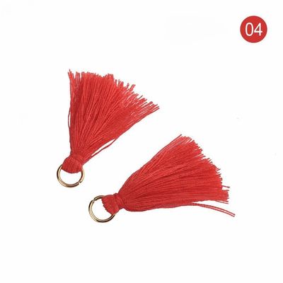 Kleurrijke katoenen Tassel 3 cm Kledingstuk Decoratie Katoen draad Tassels