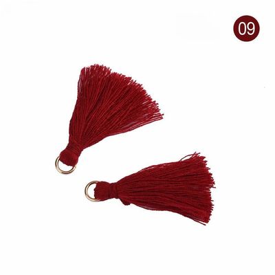 Kleurrijke katoenen Tassel 3 cm Kledingstuk Decoratie Katoen draad Tassels