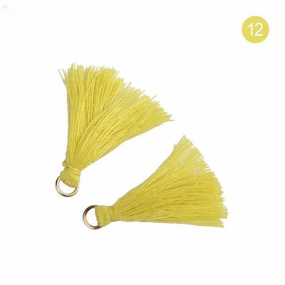 Kleurrijke katoenen Tassel 3 cm Kledingstuk Decoratie Katoen draad Tassels
