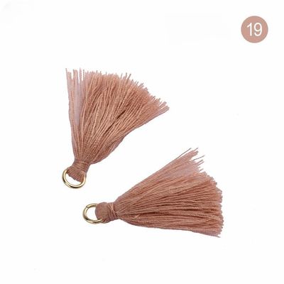 Kleurrijke katoenen Tassel 3 cm Kledingstuk Decoratie Katoen draad Tassels