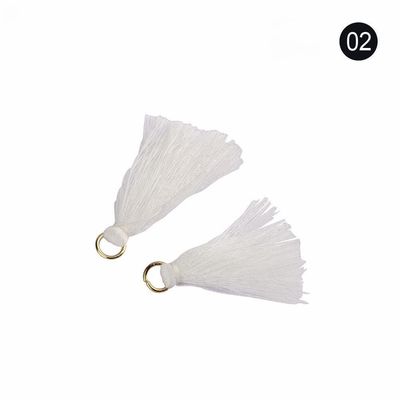 Kleurrijke katoenen Tassel 3 cm Kledingstuk Decoratie Katoen draad Tassels