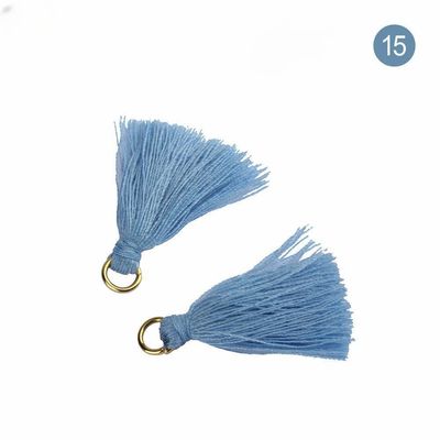 Kleurrijke katoenen Tassel 3 cm Kledingstuk Decoratie Katoen draad Tassels