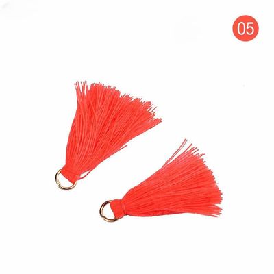 Kleurrijke katoenen Tassel 3 cm Kledingstuk Decoratie Katoen draad Tassels