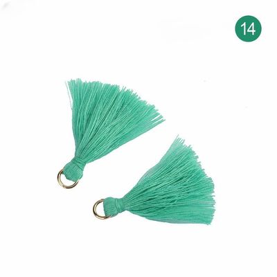 Kleurrijke katoenen Tassel 3 cm Kledingstuk Decoratie Katoen draad Tassels