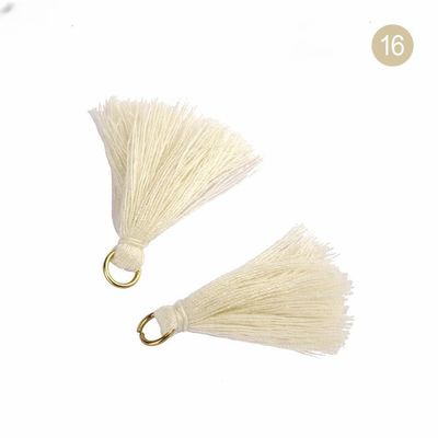 Kleurrijke katoenen Tassel 3 cm Kledingstuk Decoratie Katoen draad Tassels