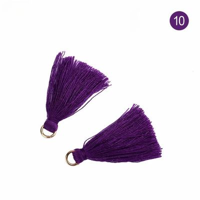 Kleurrijke katoenen Tassel 3 cm Kledingstuk Decoratie Katoen draad Tassels